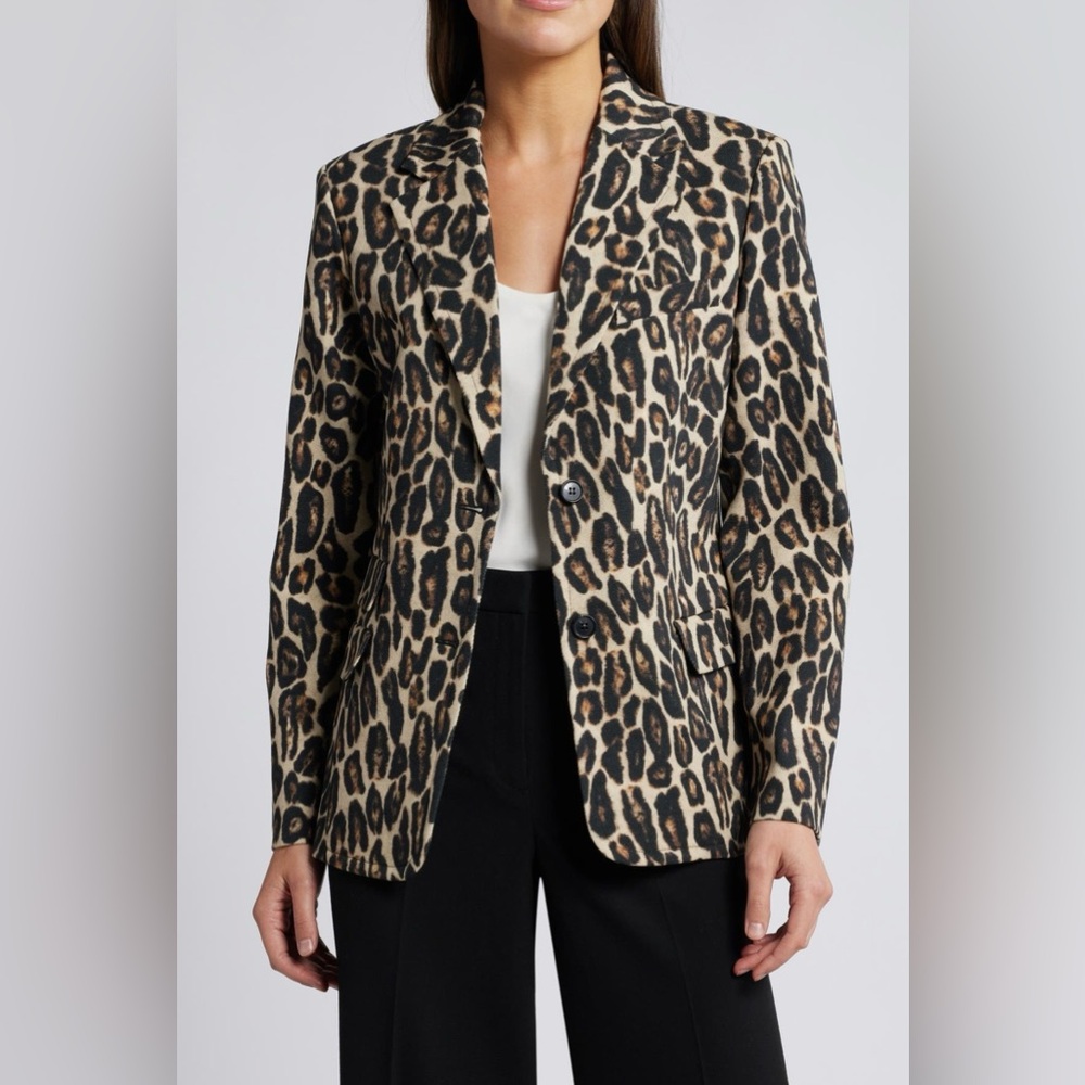 Leopard Suit with skirt